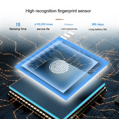 Smart Fingerprint Drawer & Cabinet Lock – Electronic Security for Home & Office